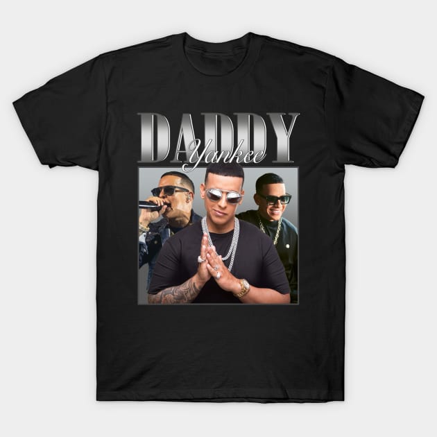 VINTAGE BOOTLEG DADDY YANKEE 90S T-Shirt by Archer Expressionism Style